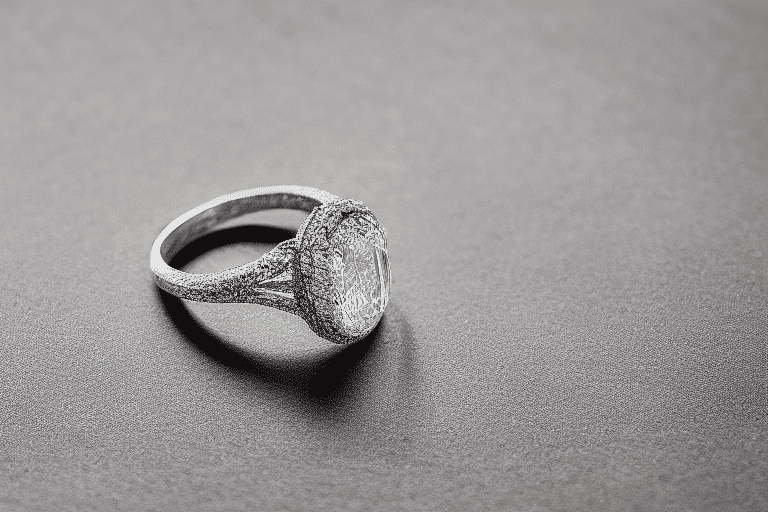 Raw Diamond Engagement Ring with 6 Prongs | Ruah – The Raw Stone